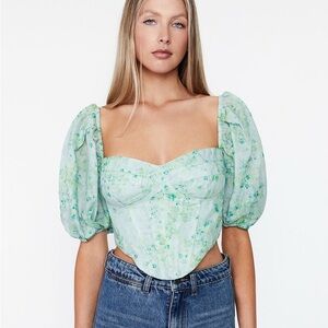 Kiah Corset Top Bardot